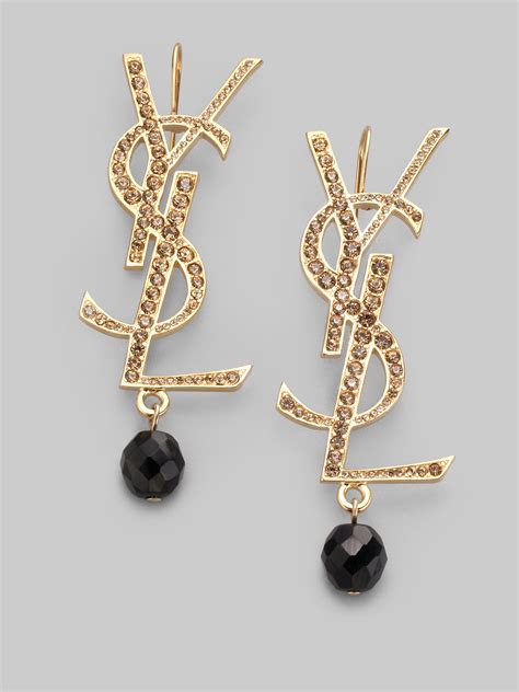 yves saint laurent earrings ebay|yves Saint Laurent gold earrings.